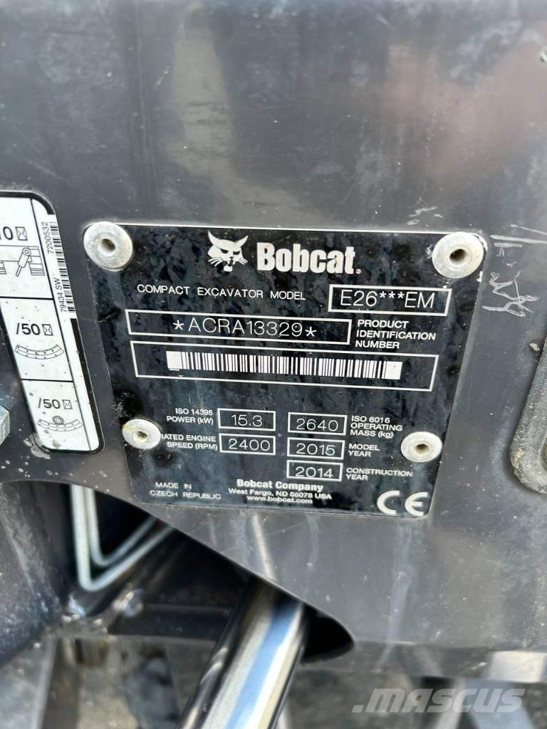 Bobcat E 26 소형 굴삭기 7톤 미만