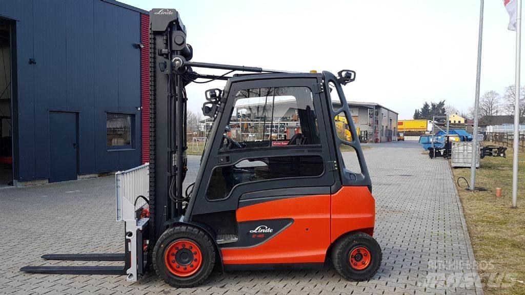 Linde E45H-01/550 전동 지게차