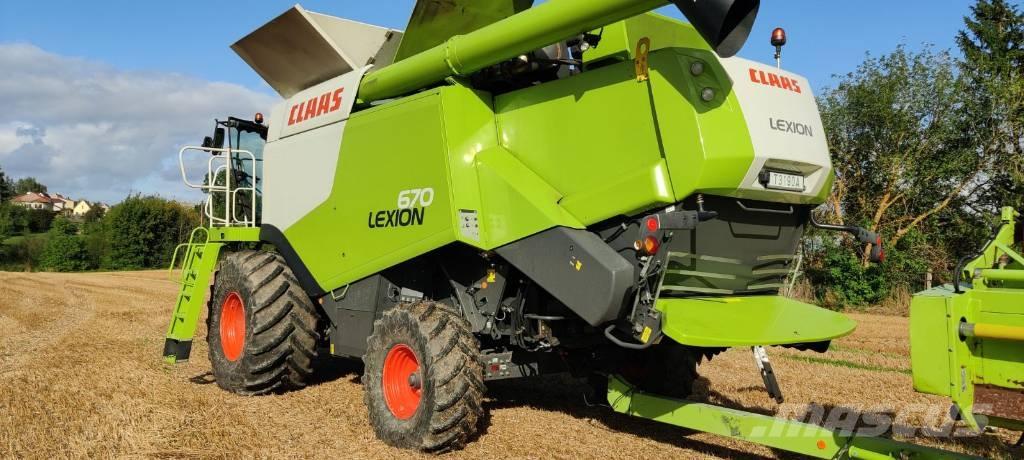 CLAAS Lexion 670 콤바인 수확기