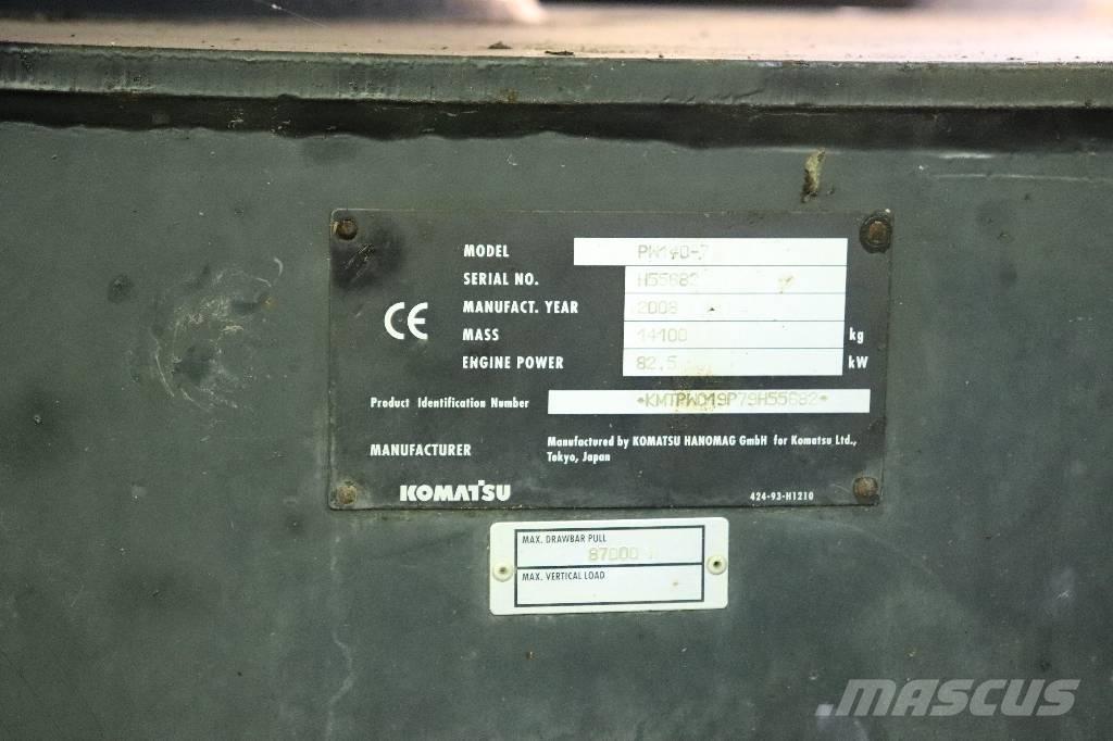 Komatsu PW 140-7 백호로더