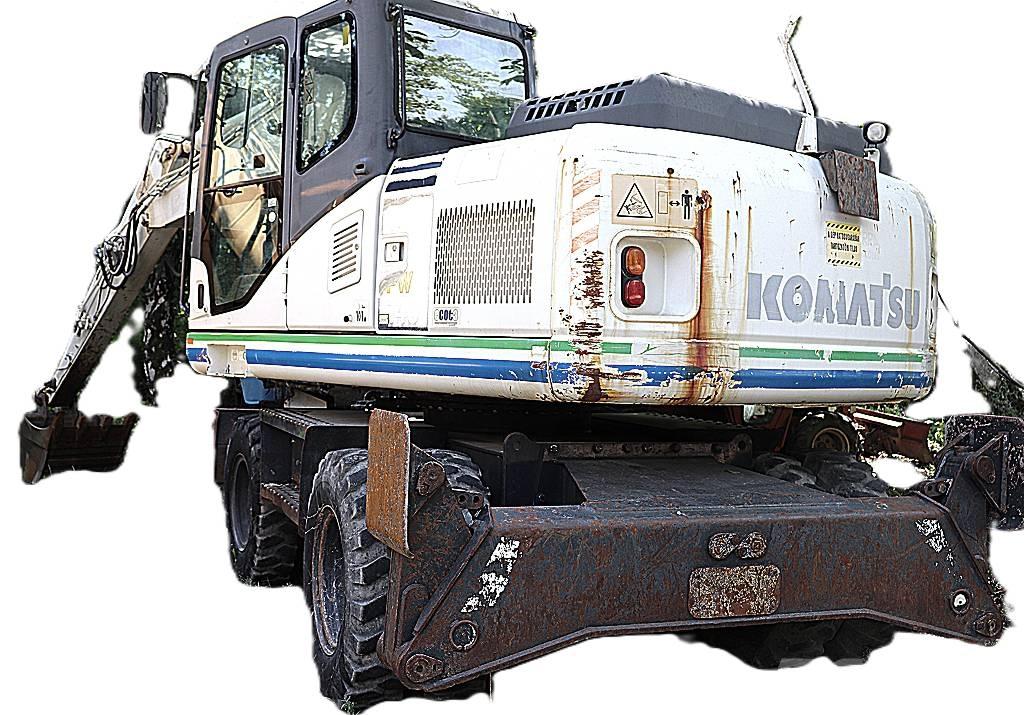 Komatsu PW 140-7 백호로더