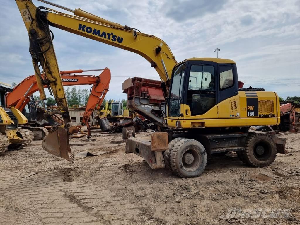 Komatsu PW 160-7  휠 굴삭기
