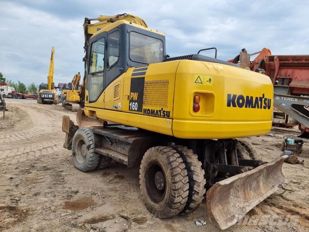 Komatsu PW 160-7  휠 굴삭기
