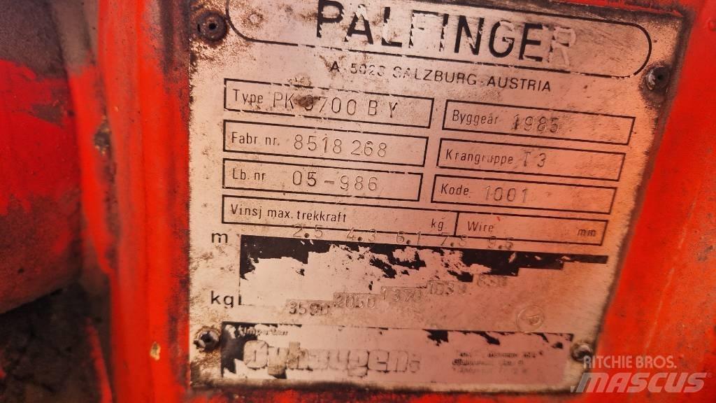 Palfinger PK 9700 로더 크레인