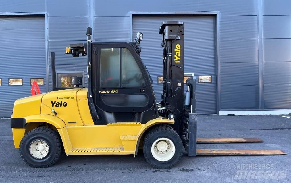Yale GDP80VX-9 디젤 지게차