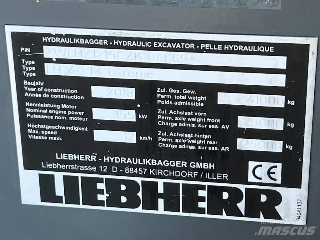 Liebherr LH 40 M ERC 자재 장비 - 기타