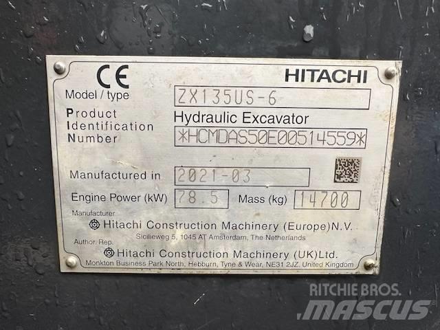 Hitachi ZX 135 US-6 대형 굴삭기 29톤 이상