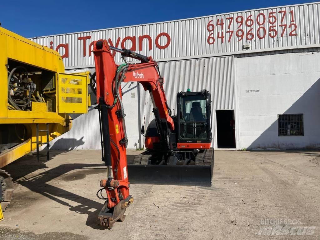 Kubota KX 080-4 중형굴삭기 7톤-28톤