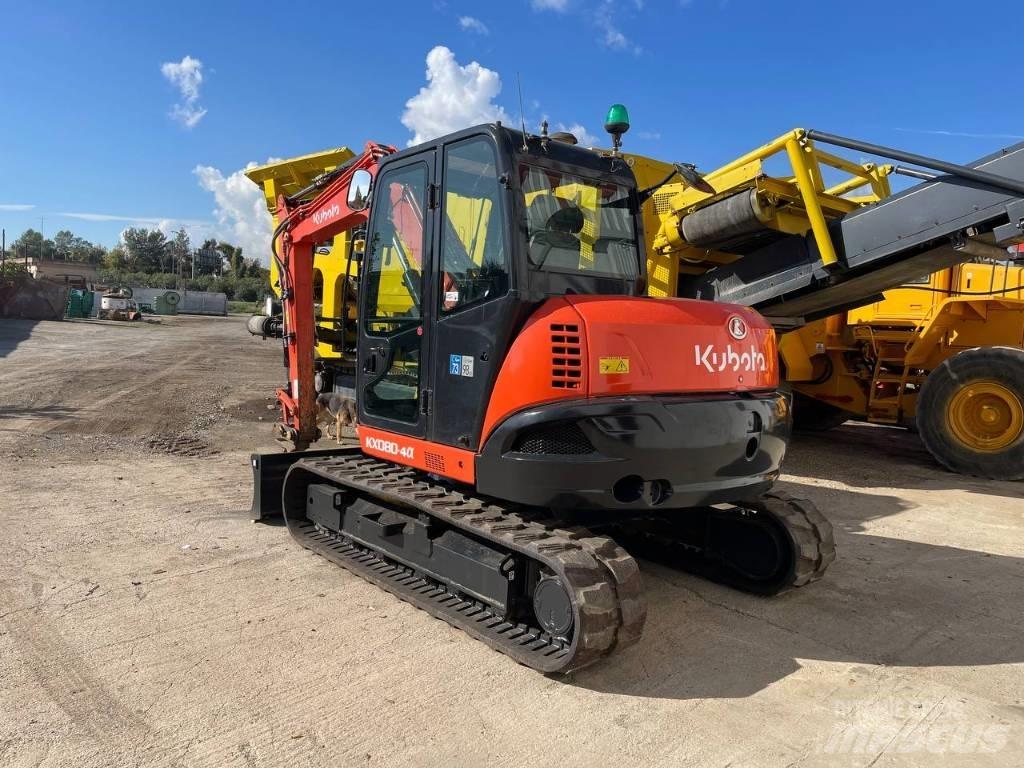 Kubota KX 080-4 중형굴삭기 7톤-28톤
