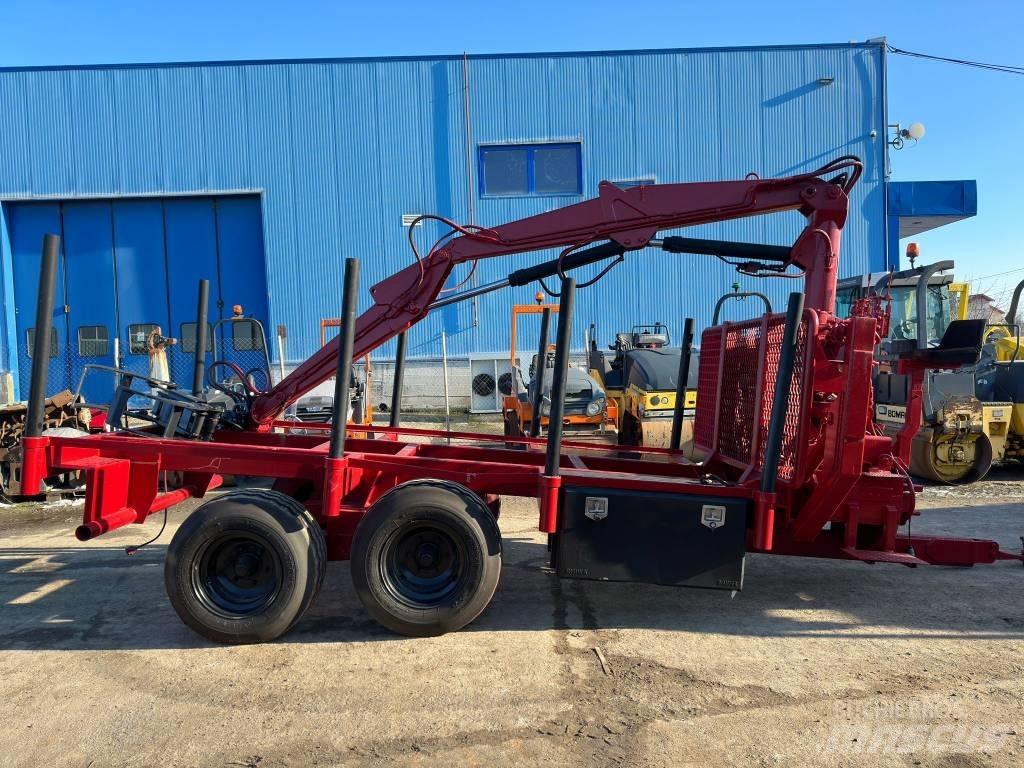 Fliegl Twin Axle 목재용 트레일러