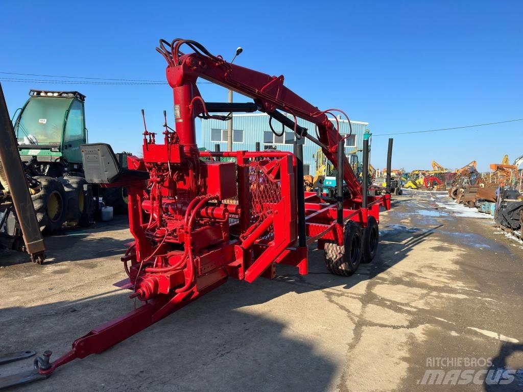 Fliegl Twin Axle 목재용 트레일러