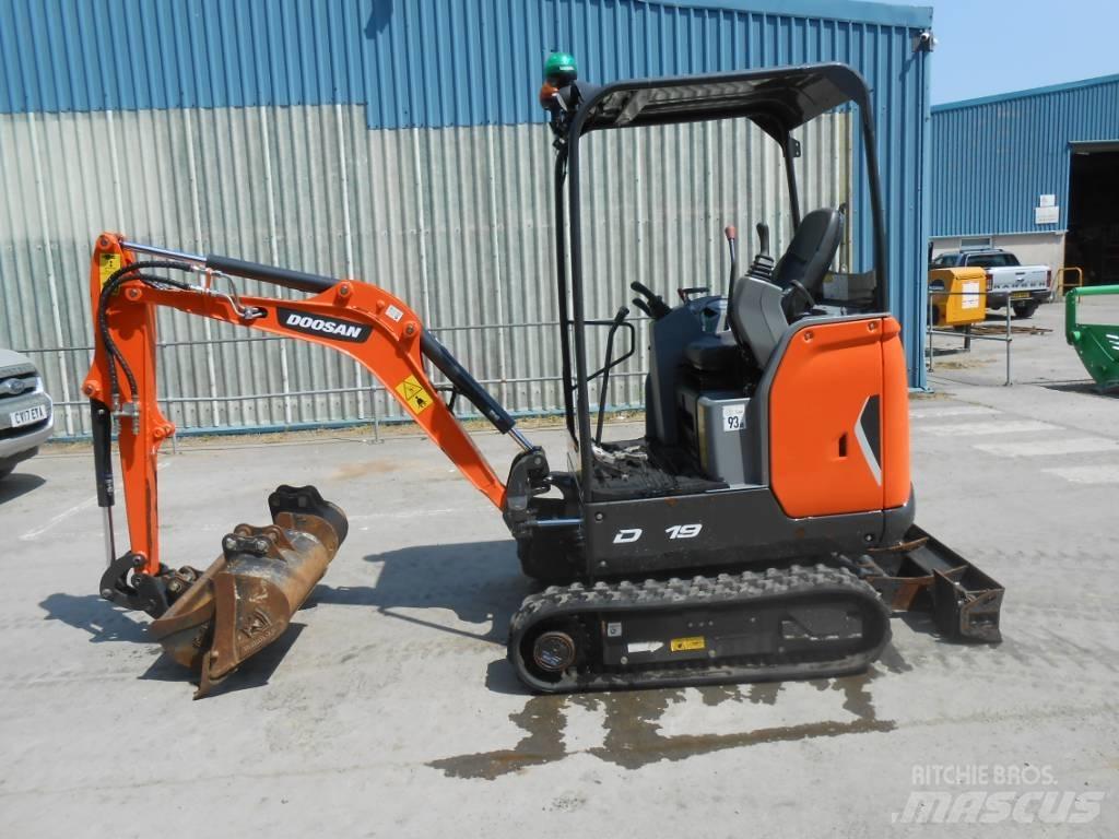 Doosan DX 19 소형 굴삭기 7톤 미만