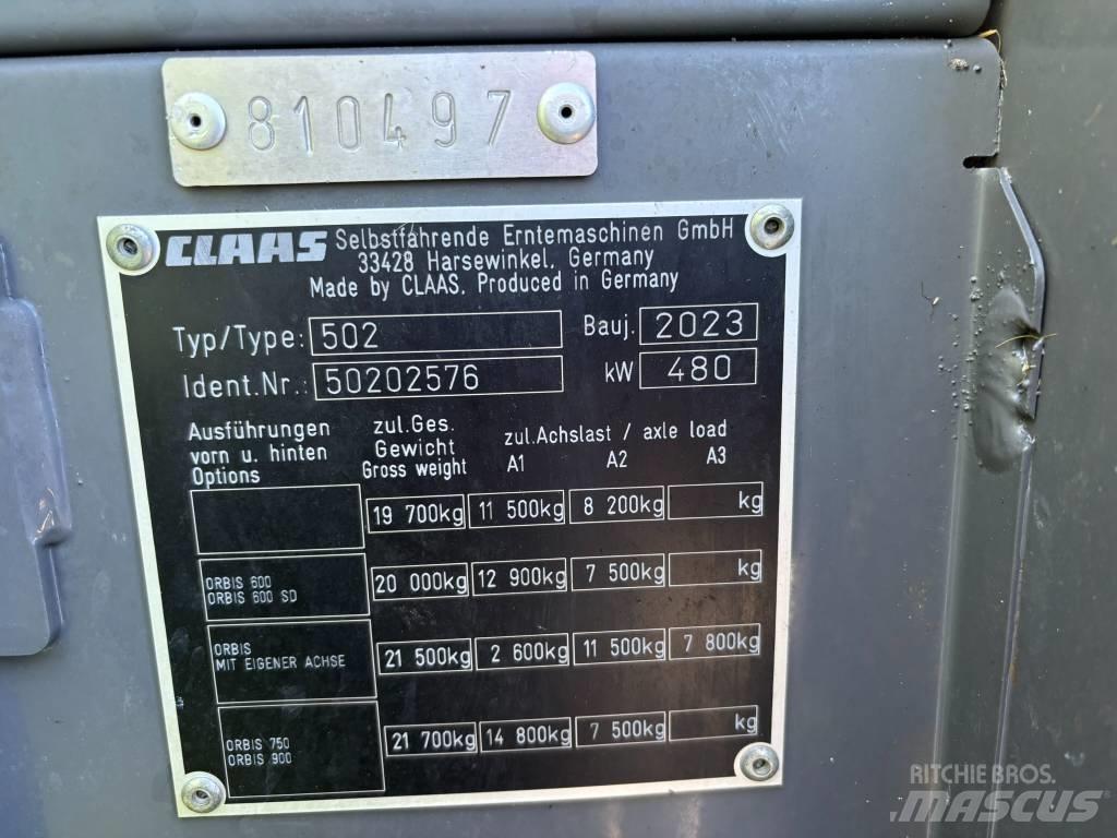 CLAAS Jaguar 960 4WD 자동 초지기계