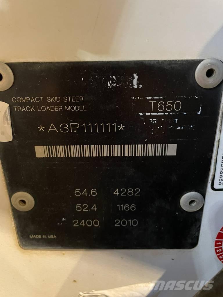 Bobcat T 650 궤도식 로우더