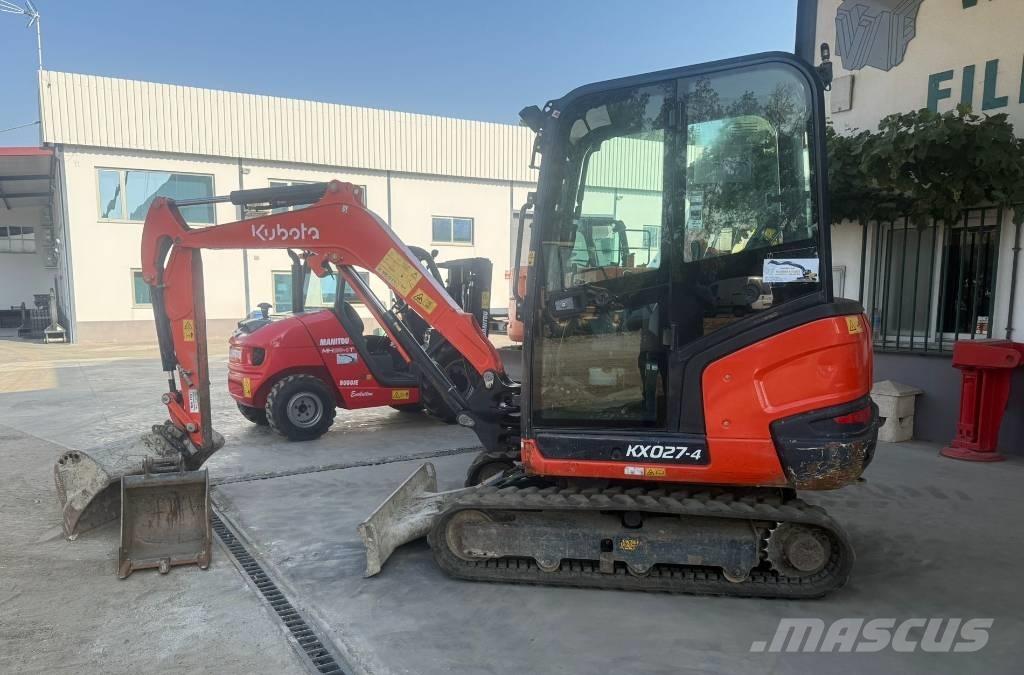 Kubota KX 027-4 소형 굴삭기 7톤 미만