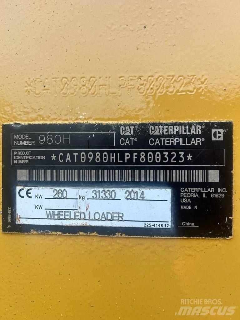 CAT 980H  휠로우더