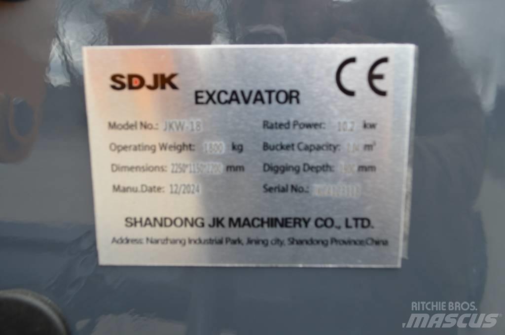 Kubota JKW-18 소형 굴삭기 7톤 미만