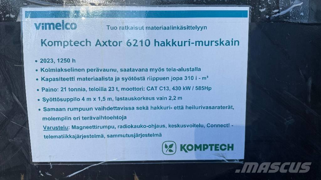 Komptech Axtor 6210 톱밥제조기