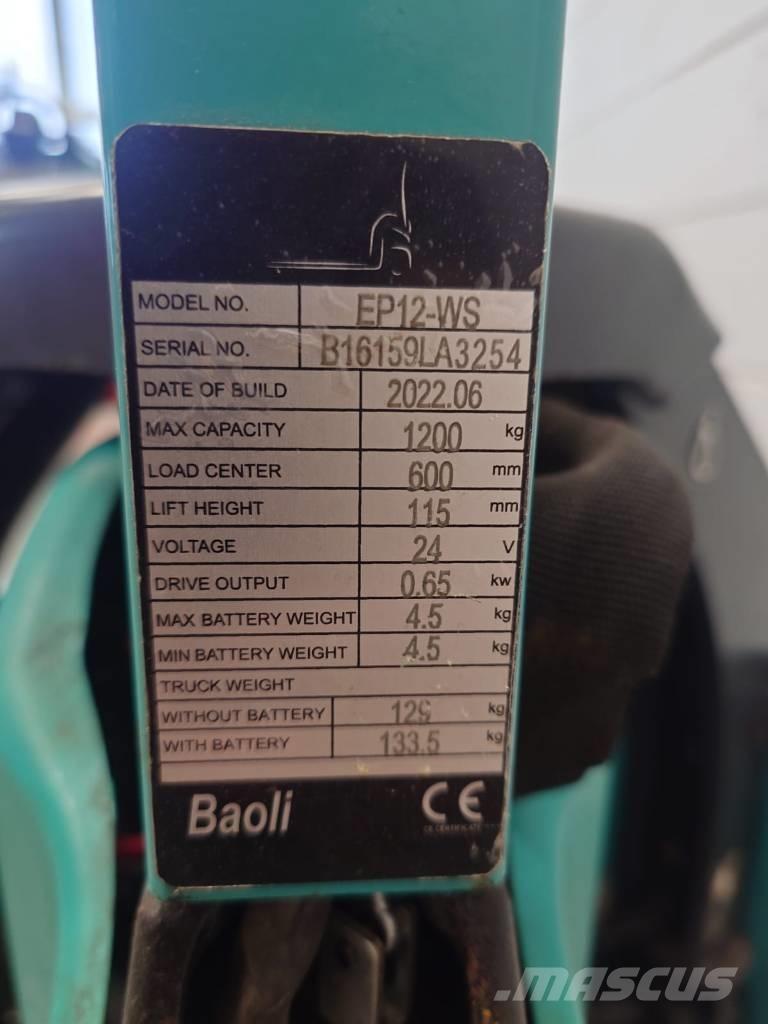 Baoli EP 12 Li-ION 경량 리프터