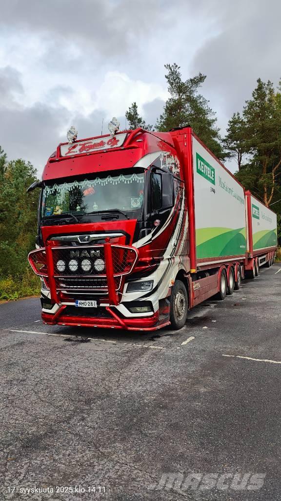 MAN TGX 15.2 우드칩 트럭