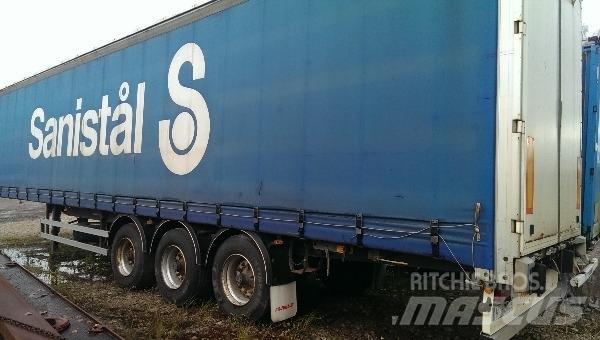 Fruehauf T36 커튼사이더 세미 트레일러