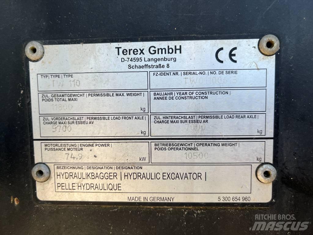 Terex TW 110  휠 굴삭기