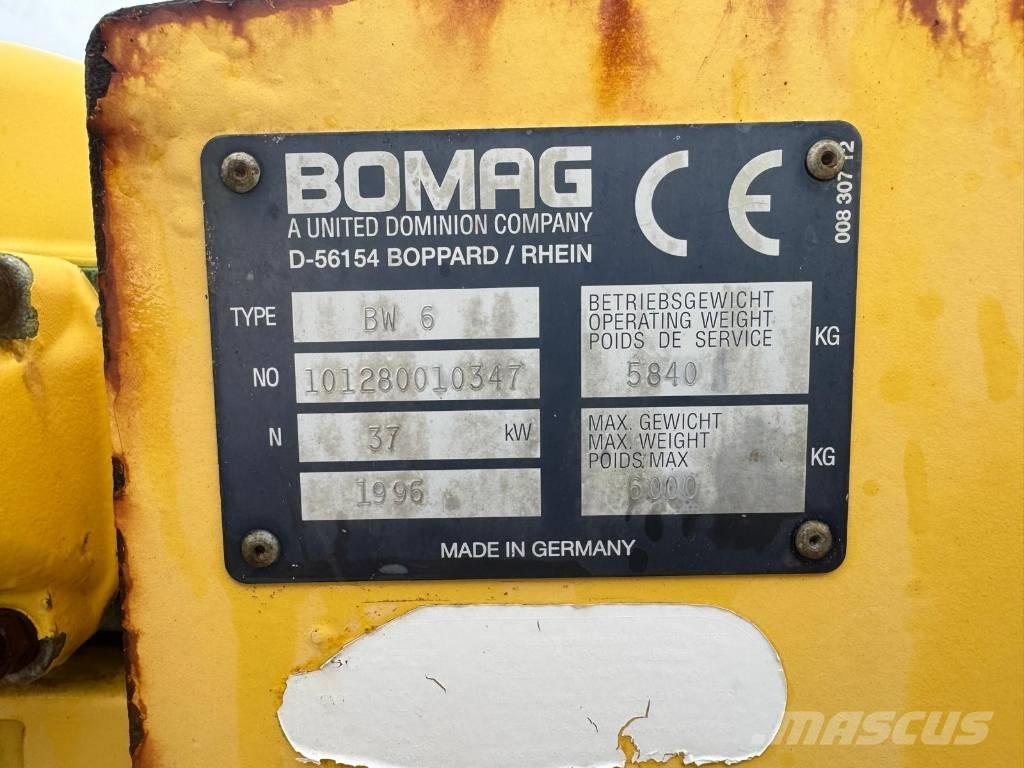 Bomag BW 6 트윈 드럼 롤러