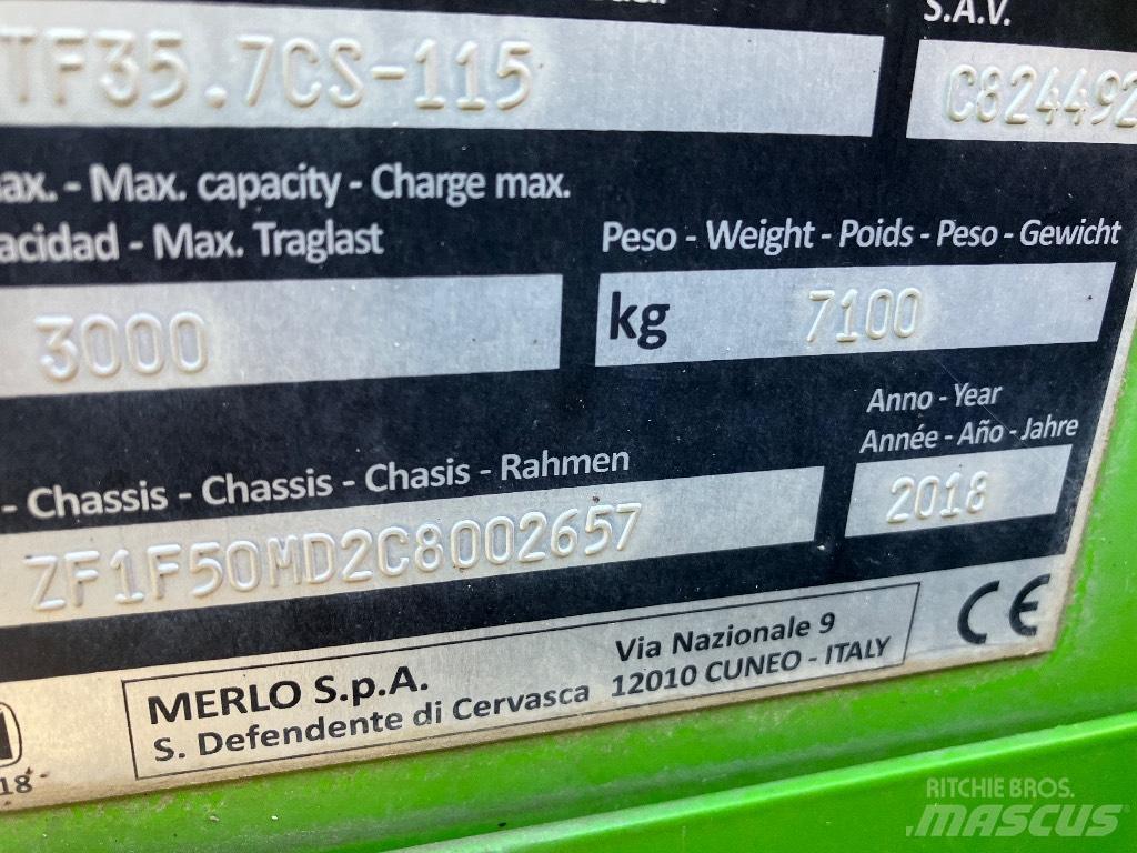 Merlo 35.7 CS 농업용 텔레 핸들러