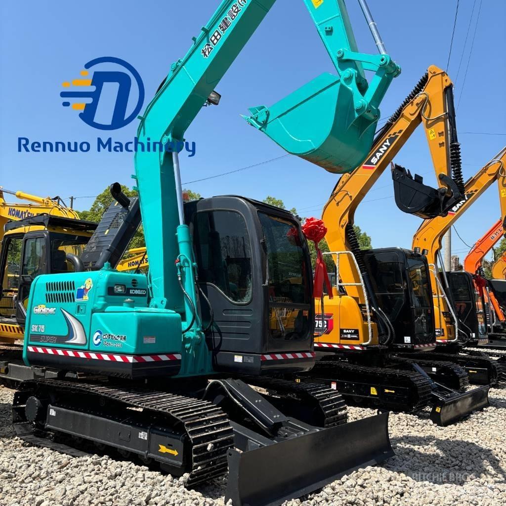 Kobelco SK75 대형 굴삭기 29톤 이상