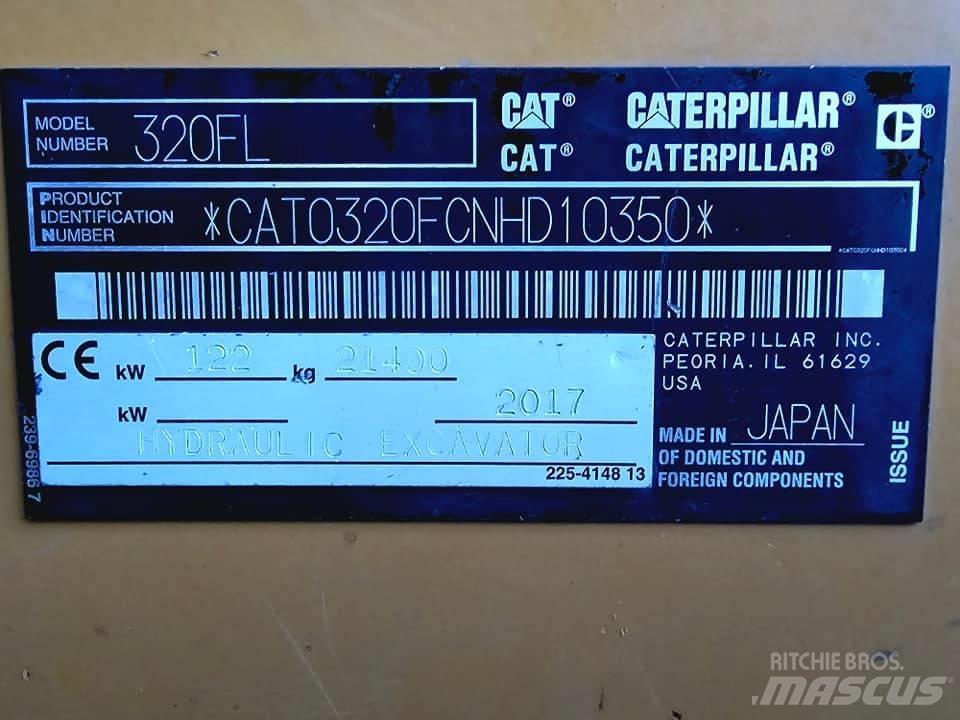 CAT 320 FL 대형 굴삭기 29톤 이상