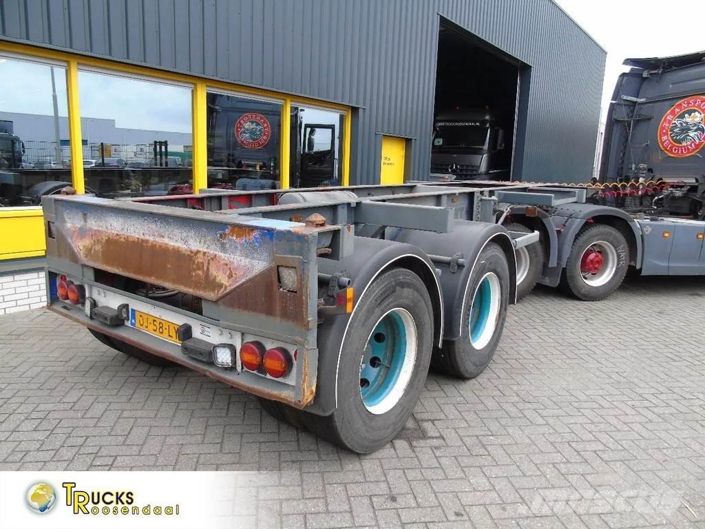  TR'AX 2 AXLE + 20FT 컨테이너 세미 트레일러