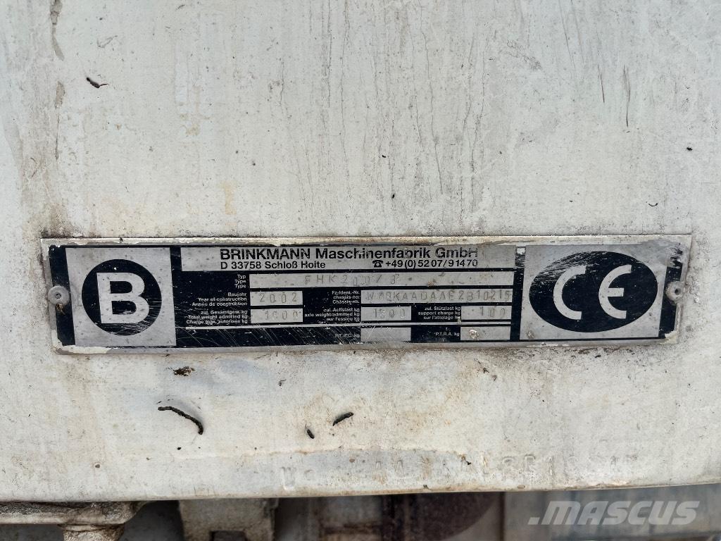 Brinkmann FHk 200/3 스크리드 펌프