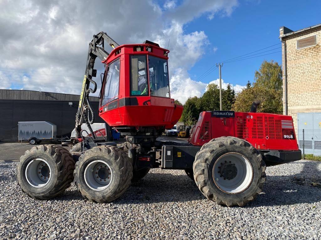 Komatsu 911.5 원목 하베스터