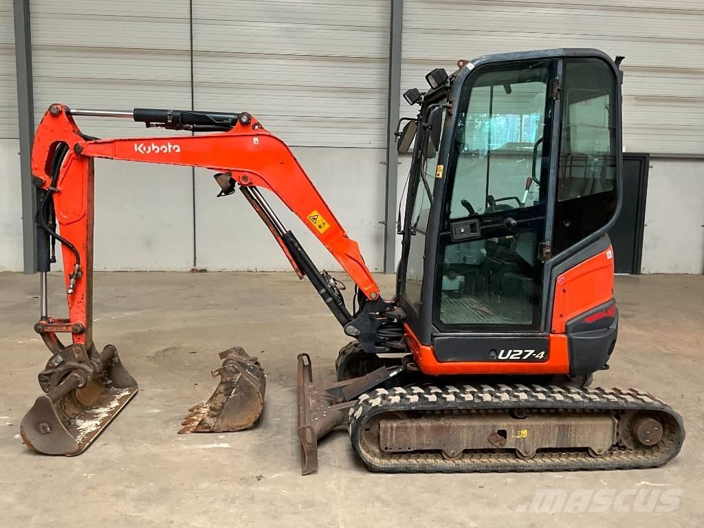 Kubota U 27-4 소형 굴삭기 7톤 미만