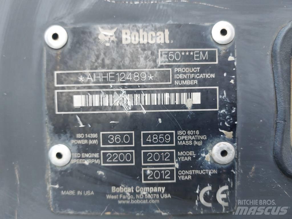 Bobcat E 50 EM 소형 굴삭기 7톤 미만