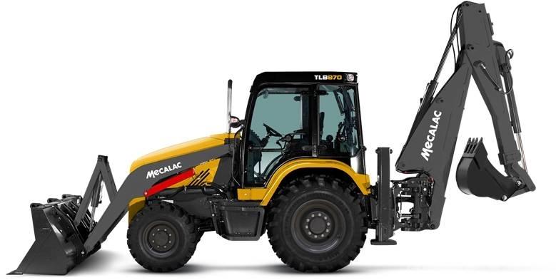 Mecalac TLB870 백호로더