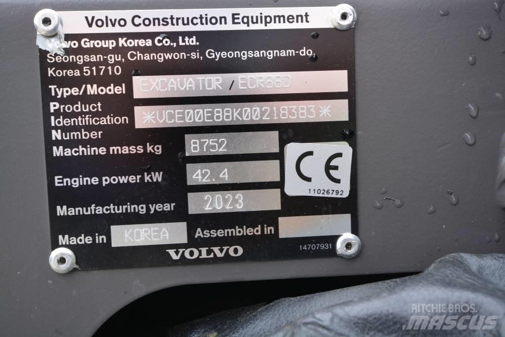 Volvo ECR 88 D Pro 중형굴삭기 7톤-28톤