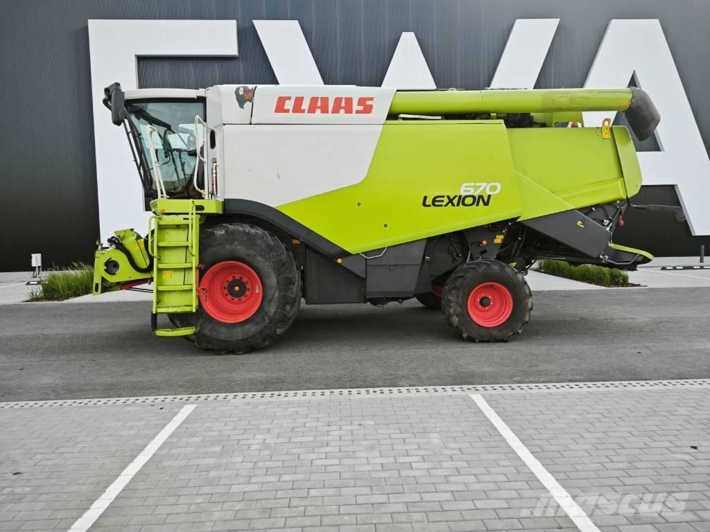 CLAAS Lexion 670 콤바인 수확기