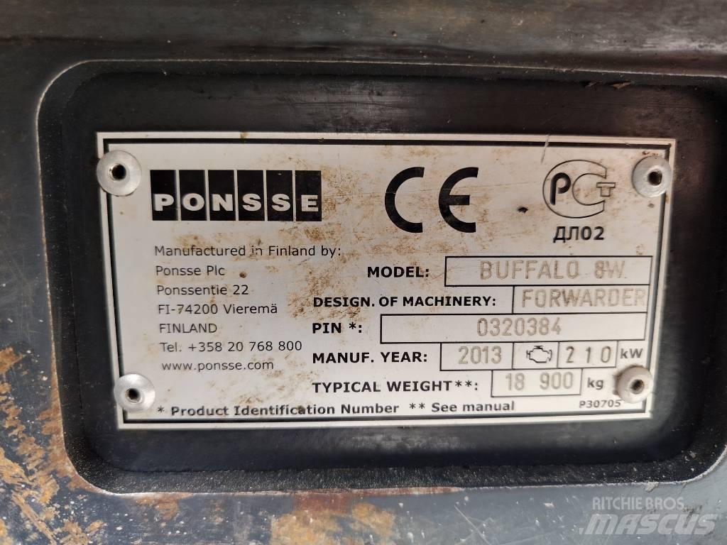 Ponsse Buffalo 8W 원목 포워더