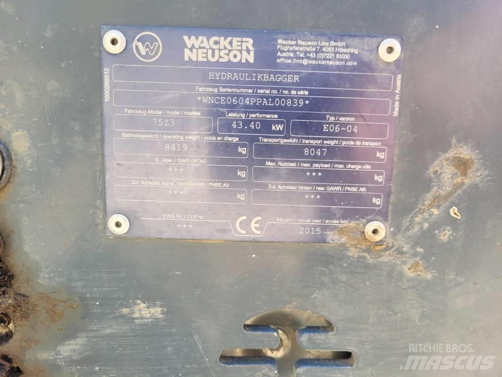 Neuson 75 Z 3 중형굴삭기 7톤-28톤
