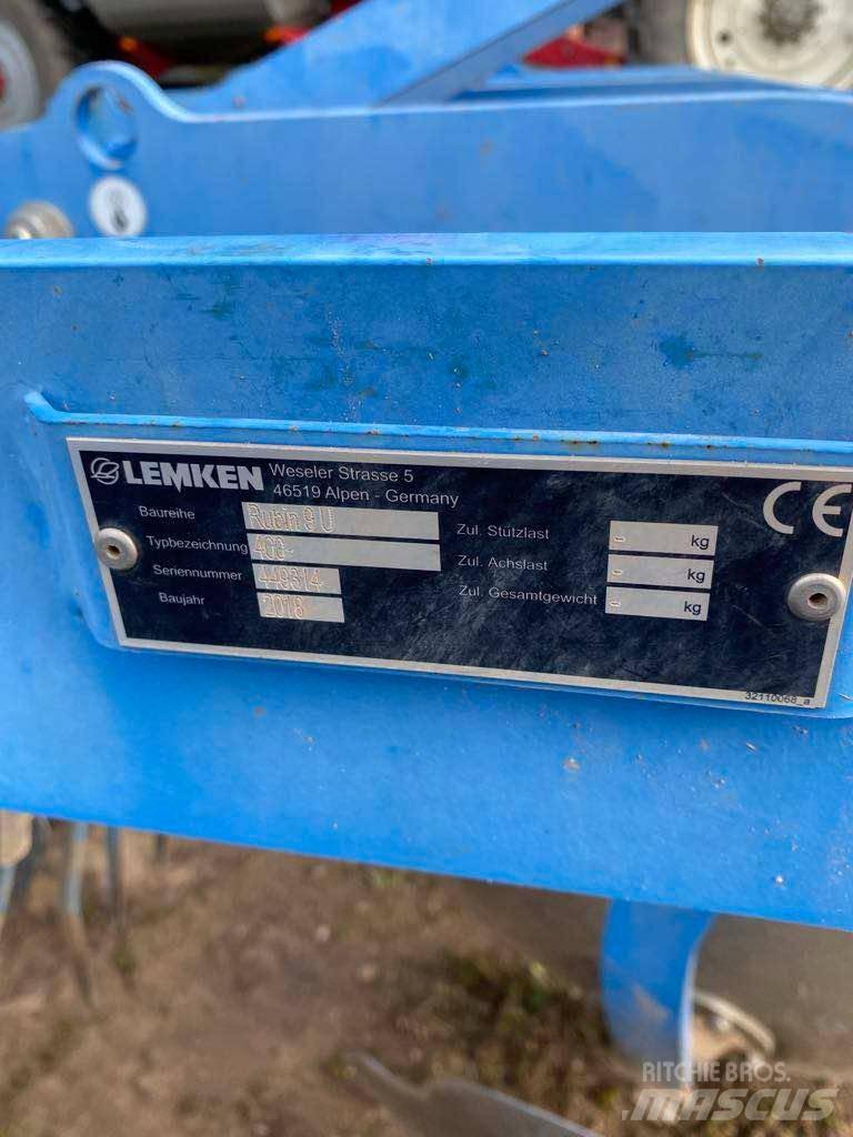 Lemken Rubin 9/400 U 파워 하로우 및 로토틸러(회전 경운기)
