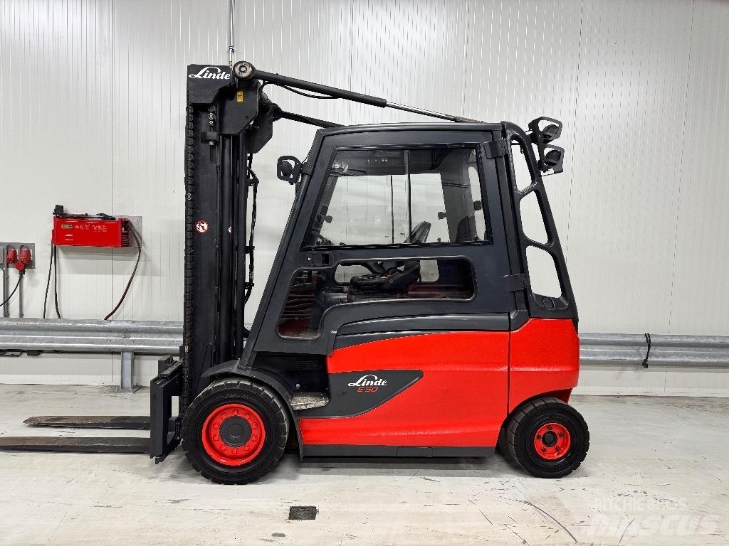 Linde E 50 전동 지게차
