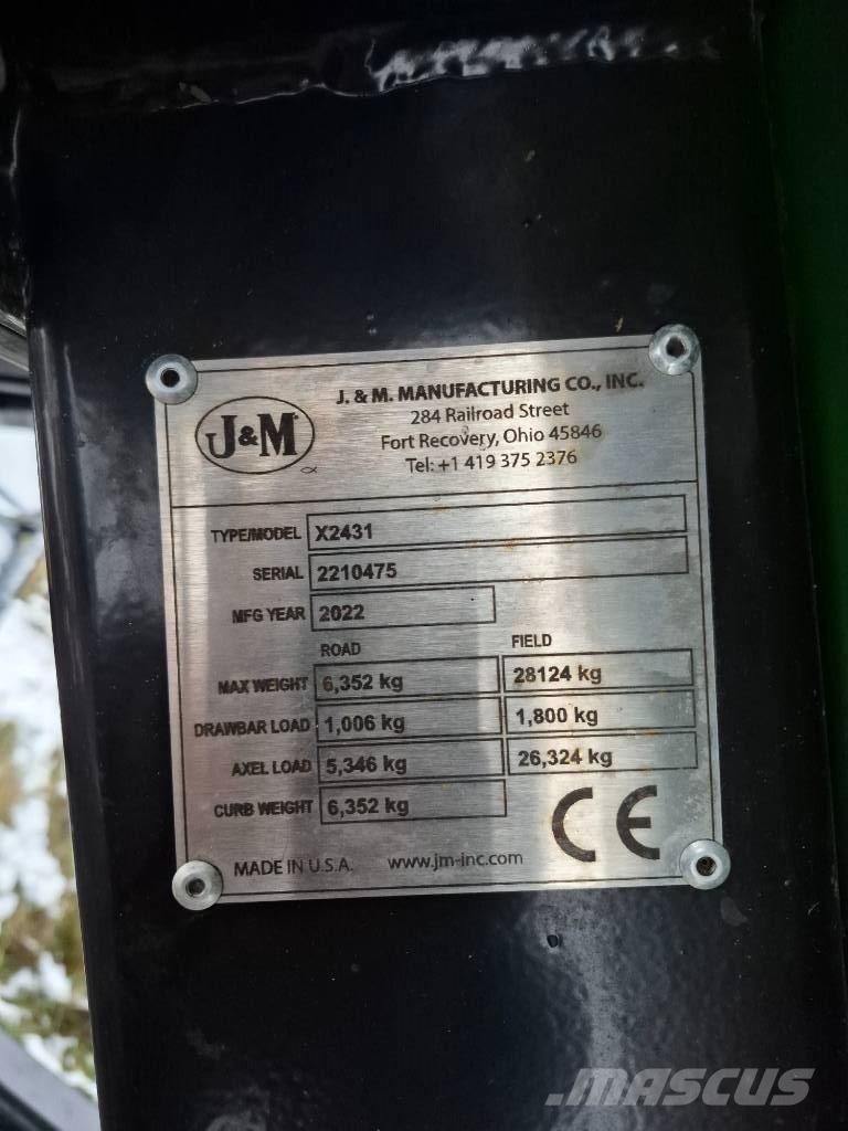 J&M X2431 곡물용 카트