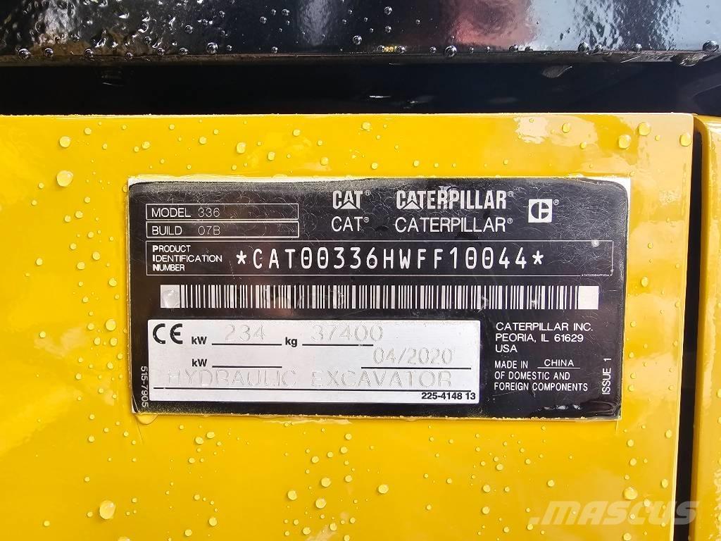 CAT 336 Next Gen 대형 굴삭기 29톤 이상