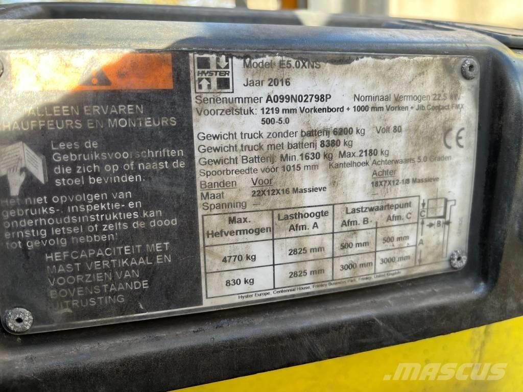 Hyster E5.OXNS 전동 지게차