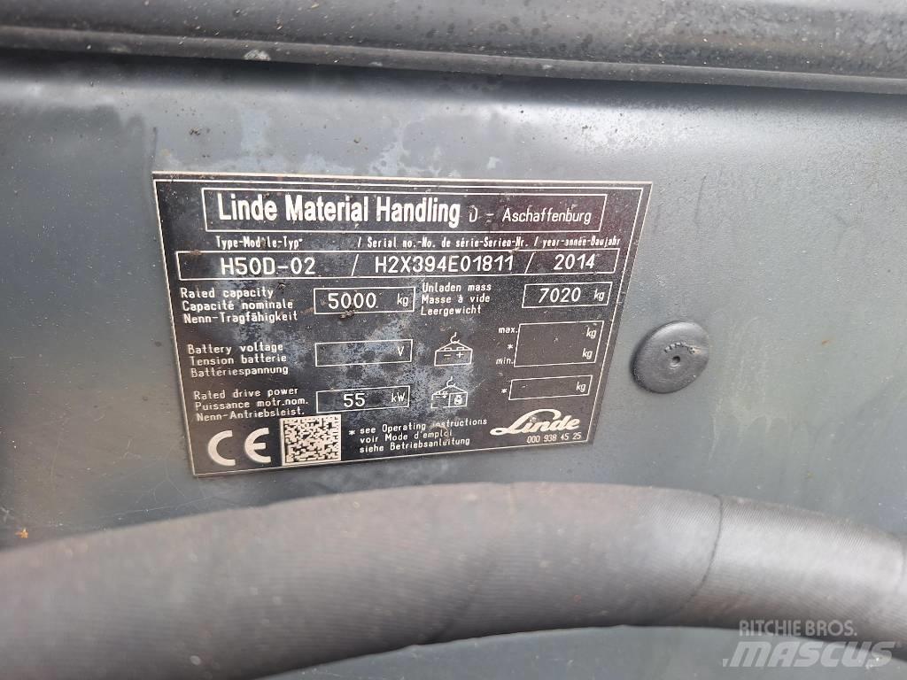 Linde H 50 D 디젤 지게차