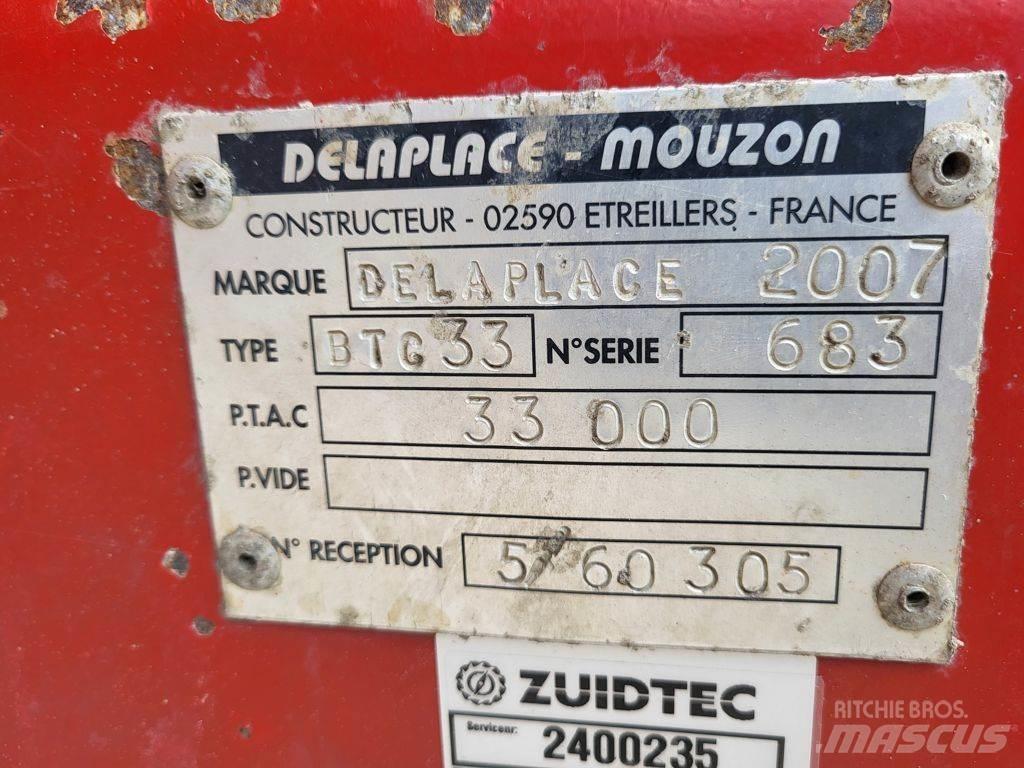 Delaplace 33 ton 티퍼 트레일러