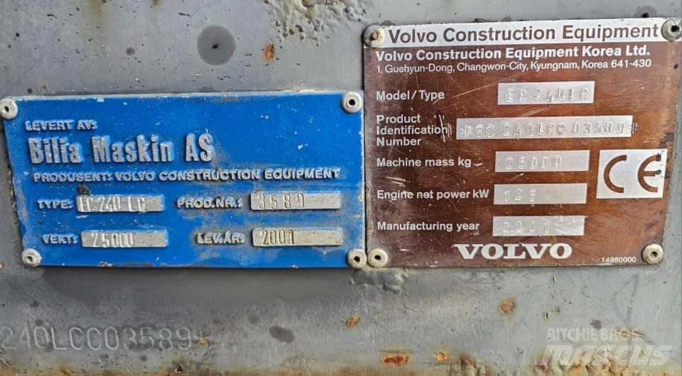 Volvo EC 240 LC 대형 굴삭기 29톤 이상