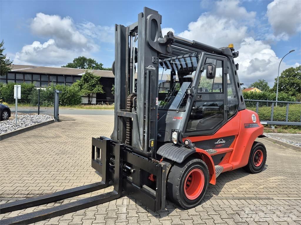 Linde H80D-03/900 디젤 지게차