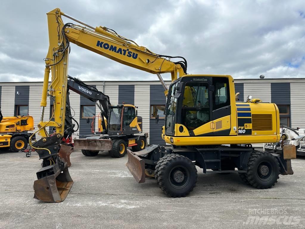Komatsu PW160-11  휠 굴삭기